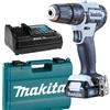 Makita HP333DSAW Trapano Avvitatore Percussione Batteria 2.0Ah Valigia Rigida