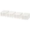 Ikea Skubb - Scatola per scarpe, colore bianco, 4 pezzi, 22 x 34 x 16 cm