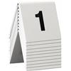 The Office Product Network Securit - Lavagna da tavolo segni, le cifre di 1 a 10, 4 x 4 x 5 cm (TN - 1 - 10