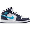 Nike Scarpe Nike Air Jordan 1 Mid GS Obsidian bianco blu Sneakers Ragazzo DQ8423-404