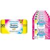 Regina 30 Rotoloni di Carta Igienica + 10 Confezioni Asciugamani Monouso