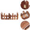 Steccato Per Giardino Recinto Balcone Recinzione Legno Paesaggistica