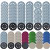 Nuangoo 86 Pezzi 125mm Dischi Abrasivi, Fette di macinazione 8 fori, 7000/3000/2500/1200