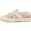 Superga 2750 Toile De Jouy Sneaker Low Top Donna Sportschuhe Blu/Bianco