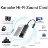 Scheda audio USB esterna in lega di alluminio SPDIF ottica per DTS AC3