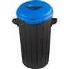 GIO'STYLE Pattumiera Ecosolution 35 | Capacità 35 L | Blu | Dotata di Maniglie | Ideale per Raccolta Differenziata | Made in Italy