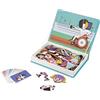Janod - Magnéti'Book Sport - Gioco Educativo Magnetico 48 Calamite + 16 Carte Modello - Giocattolo per Bambini in Cartone FSC - dai 3 Anni, J02596