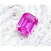 harshj_0 Rosa Naturale Zaffiro 9.80 KT Certificato Loose Gemma Smeraldo Misura Anello