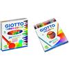 Giotto, 24 Pennarelli Turbo Stilnovo Pastelli Colorati In Astuccio 24 Colori