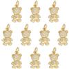 SUNNYCLUE 1Scatola 10 Pezzi Ciondoli Orsetto Ciondolo Orsetti Gommosi C