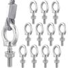KEILEOHO 12 viti ad anello M8 x 30 mm vite ad occhiello in acciaio inox bul