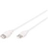 ‎Assmann DIGITUS 1.8m Length USB 2.0 A Male - A Female Extension Cable - Beige USB A 2.0