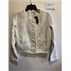 Sosandar Lascana Ritagliata Stile Bouclé Giacca IN Panna UK 10(ph585)