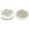 KAI Select grattugia da cucina fine/molto fine in acciaio inossidabile - 2 grattugie per zenzero (fine) e wasabi (molto fine), con contenitore di raccolta - dimensioni 10 x 4,4 cm