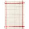 Coucke Torchon Uni en Lin, EGR Strofinaccio, Cotone, Rosso, 50 X 75 cm