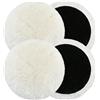 4 PCS Tampone Lucidatura Auto 125Mm, Kit Lucidatura Auto, Tamponi Di Lucidatura
