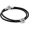 PANDORA Gioielli Bracciale In Pelle Donna Con Charm Infinito 51523