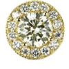 Nessuno Nuovissimo ciondolo con diamanti K18YG 0,724 ct VLY SI1 G D0,23 CT [ESCOLE] s...