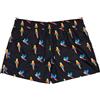 Happy Socks Pantaloni Da Bagno Neri Con Fodera In Rete Con Pappagallo NWT