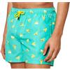 Happy Socks Pantaloni Da Bagno Mint Banana Break Con Rete Nuovi Con Etichetta
