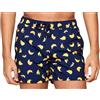 Happy Socks Pantaloni Da Bagno Blu Navi Con Fodera In Rete Nuovi Con Etichetta