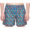 Happy Socks Pantaloni Da Bagno Blu A Esagoni Con Fodera In Rete X-Large NWT