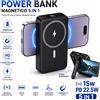 Generico Power Bank MagSafe Magnetico Wireless 30000mAh 5 in 1 PD 22.5W QC3.0 15W