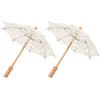 2 Pcs Parasole Da Sposa Ombrelli Matrimonio Ombrello Decorativo Parasolo
