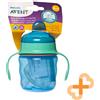 Philips Avent a Prova di Perdita Tazza Con Silicone Beccuccio E Maniglie Blu 200