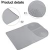 Tappetino Asciugapiatti Facile da Pulire Silicone Design Mobile per Macchina Caf