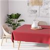 Soleil d'ocre Tovaglia Antimacchia, Rosso, 140 x 140 cm zgKA