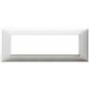 Vimar 14657.81 Plana Placca 7 Moduli, Metallo, Dimensioni 20,61 x 8 5XbA
