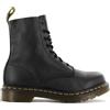 Dr. Martens Dr. Doc Martens 1460 Pascal Virginia Boots In Pelle Nera NUOVO