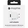 059227A Mophie Caricabatterie 409903240 Original 18w Usb Per Samsung Galaxy A3 (2017)