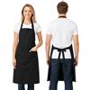 Mulbijeo Grembiule Cucina Uomo, Impermeabile & Antimacchia, Grembiule Cucina, Design Regolabile & Confortevole, Grembiuli Da Lavoro, Apron, Tasche Pratiche Con Doppia Suddivisione