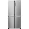 HAIER HCR7818DNMM FRIGORIFERO 4 PORTE CUBE 83 467LT NO FROST CLASSE D INOX