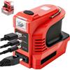 CISSIYOG Inverter di potenza Compatibile con Einhell 18V Batterie, Convertitore,