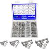 viti dadi set, bulloni, rondelle, in acciaio inox kit, M3 M4 M5 M6, 520 pezzi