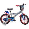 Vélo ATLAS Bicicletta da Bambino 14 Avengers/Marvel, Bici Ragazzo, Grigio, 14''