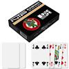NTP 00027 - Ramino Long Life Carte da Gioco, Bianco ByfG