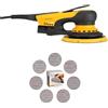Mirka DEROS II 680 Levigatrice eccentrica con aspirazione per abrasivi a strappo Ø 150mm / orbita 8.0mm + Mirka Abranet Ø 150 mm a strappo/Mix-Pack 5x ogni grana