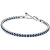 PANDORA Gioielli Donna Bracciale Tennis Argento Brillante Blu 591469C02