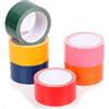 Swpeet Kit di 6 rotoli di nastro adesivo scrivibile, 6 colori, 5,1 cm x