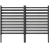 GarveeLife Set di 2 griglie per tralicci da giardino, 120 x 180 cm, in metallo, per aiuole, balconi, piscine, balconi