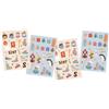 Folat 65716 Sankt Nikolaus Kinder Dekoration-Aufkleber Sinterklaas-Charaktere-Si