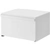 YAMAZAKI home Tower Bread Box scatole di Pane, Acciaio, Magnete, Silicone, Bianc