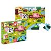 Janod - Puzzle tattile Bambini 20 Pezzi Gli animali della fattoria - QjIP