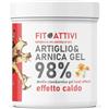 FITOATTIVI NATURA E BENESSERE Artiglio Del Diavolo Forte e Arnica Per Cavalli Uso Umano Effetto Caldo Gel 550ml Crema Riscaldante Muscoli Sportiva Arnica Gel Forte per Massaggi Locali, con Canfora e Vitamina E, Made in Italy