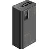 OBAL:ME Powerbank 30000mAh EnergyPulse USB-A/USB-C PD 22,5W con display digitale
