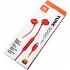 0CD0C1A Jbl Auricolare Originale Stereo Tune 305c Usb-c Red Per Htc U19e Huawei Honor 20